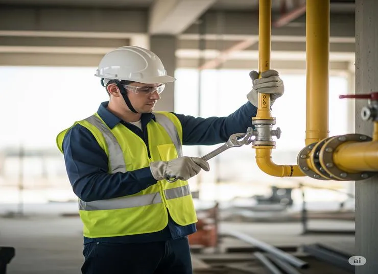 Aplicação de resina na tubulação de gás no Rio de Janeiro