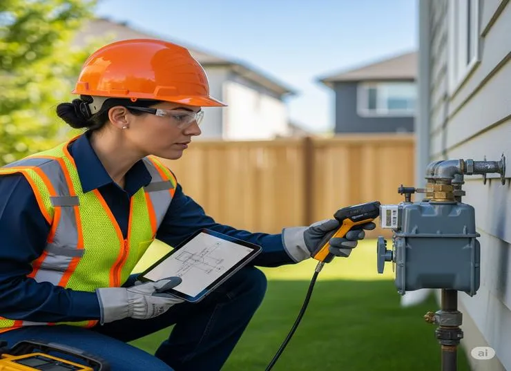Instalação de gás natural em apartamento