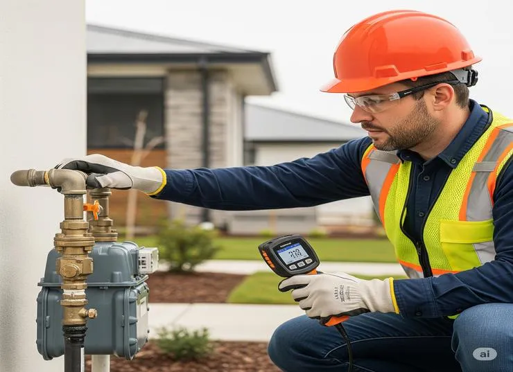 Instalação de rede de gás residencial