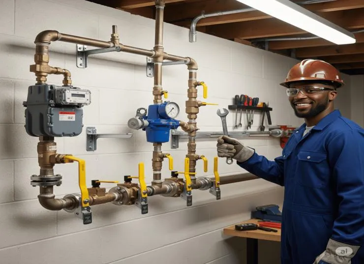 Manutenção de gás predial