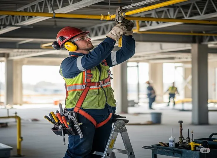 Mudança ponto de gás em apartamento